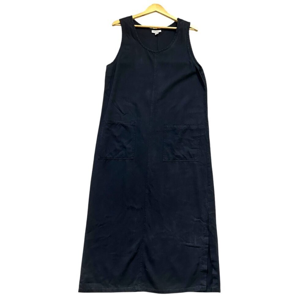 Old Friends Sleeveless Pullover Dress Womens Size M Teacher Modest Lagenlook